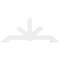 Ekena Millwork Vanguard Architectural Grade PVC Gable Bracket, 60"W x 25"H x 2"D x 4"F, 10/12 Pitch GBP060X25X0204VAN00 - alternate 5